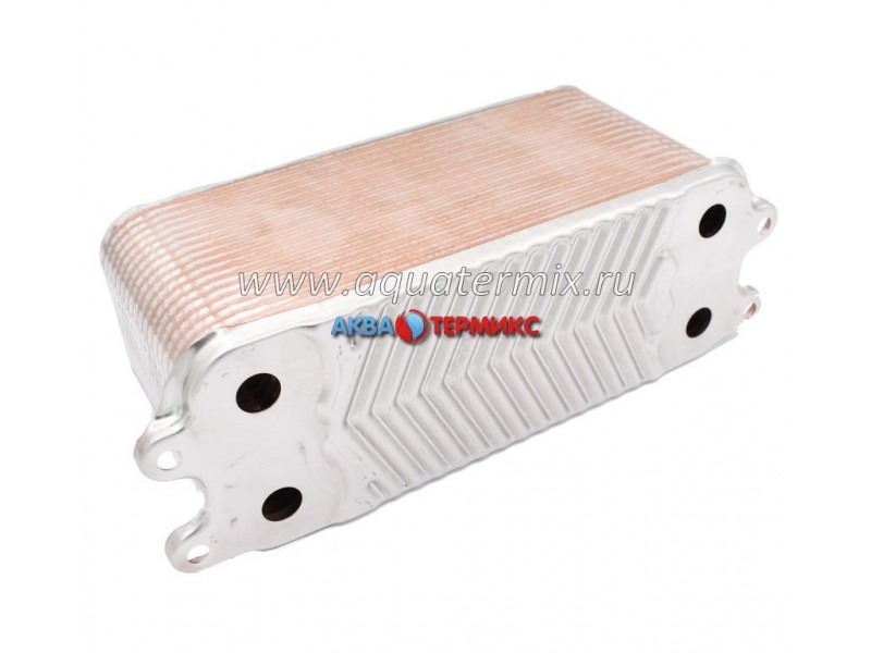 0020025041 Теплообменник ГВС 35 пластин для котлов Vaillant turboTEC ...