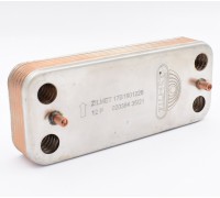 Пластинчатый теплообменник 12 пластин Zilmet для Viessmann Vitopend 100-W A1JB 12 кВт, 24 кВт (7856846) 7825533