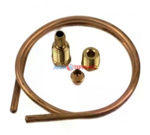 Трубка запальной горелки медная D4mm L400mm для котлов (1160)