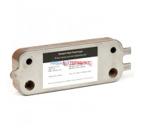 Теплообменник вторичный 12 пластин для Bosch Gaz 2000/6000 W 12C, 18C, Buderus Logamax U072-12K, 18K (87186446230)