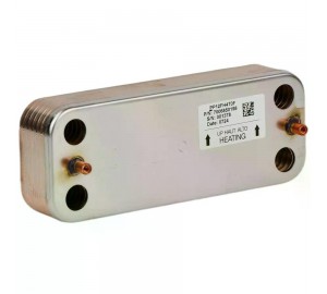 Теплообменник ГВС Condevo 12 пластин для котлов BAXI Eco Classic, Eco Nova (6304131043) 63041310431P, 63041310091P